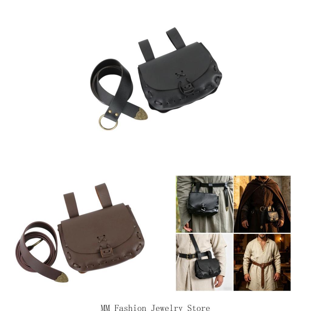 Women'S Fashion Utility Belt - กระเป๋าคาดเอว Steampunk ที่ไม่เหมือนใครเหมาะสำหรับงาน LARP และ Fantasy