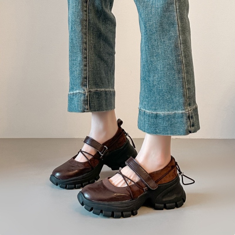Women'S Fashion Loafers - ใหม่เรโทรบัลเลต์แมรี่เจนรองเท้าแฟชั่นพื้นนุ่มแบรนด์รองเท้าผ้าใบผู้หญิงและรองเท้าลำลองผู้หญิงรองเท้าแตะซาปาติญ่า เด มูเยร์