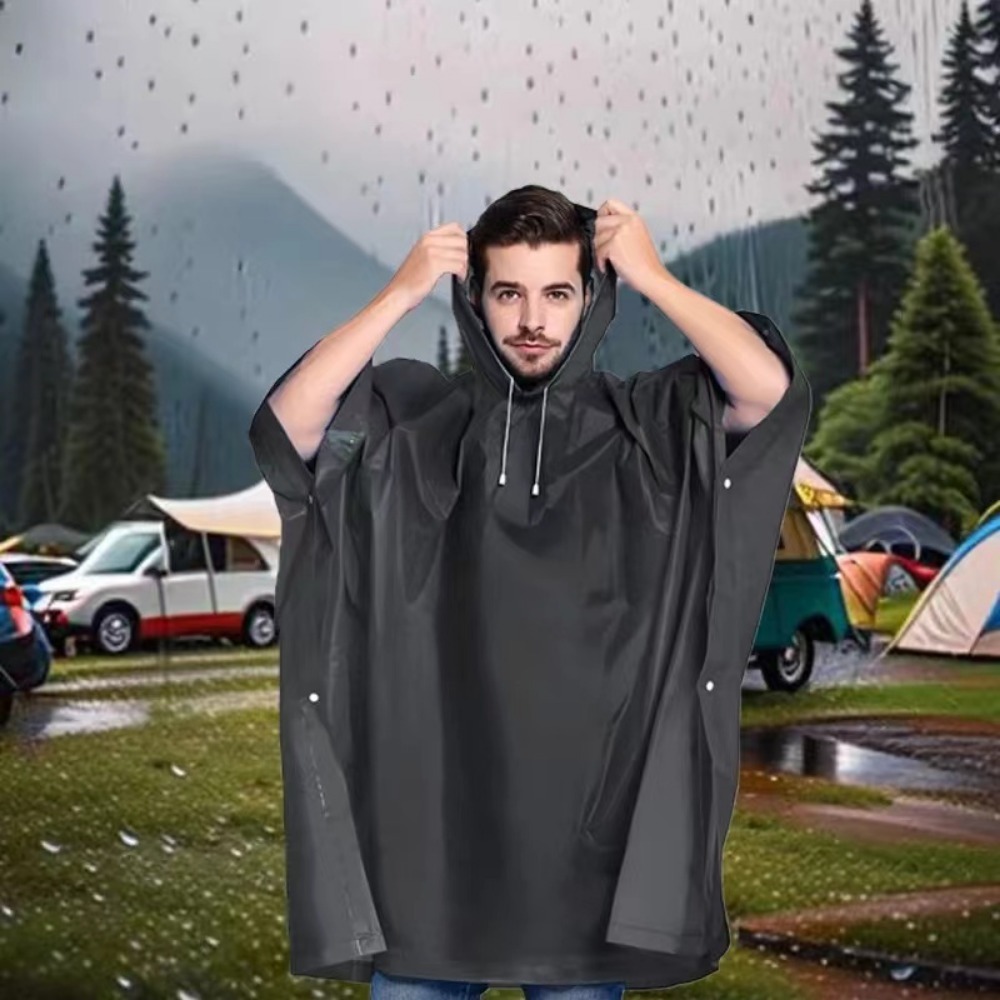 Women'S Fashion Raincoat - เสื้อกันฝนแบบยาวกันน้ำสำหรับผู้ใหญ่, เสื้อกันฝนผู้ชายมีฮู้ดสำหรับผู้หญิงขี่จักรยานปีนเขาตกปลา