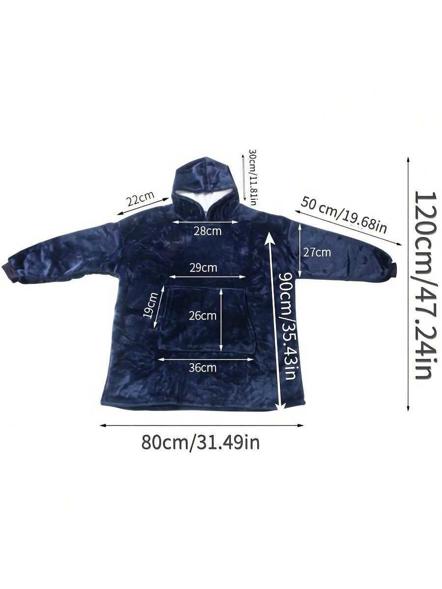 เสื้อฮู้ดแบบสวมใส่ได้ ผ้าห่มนุ - Hoodie Women Oversized บทวิจารณ์และราคา