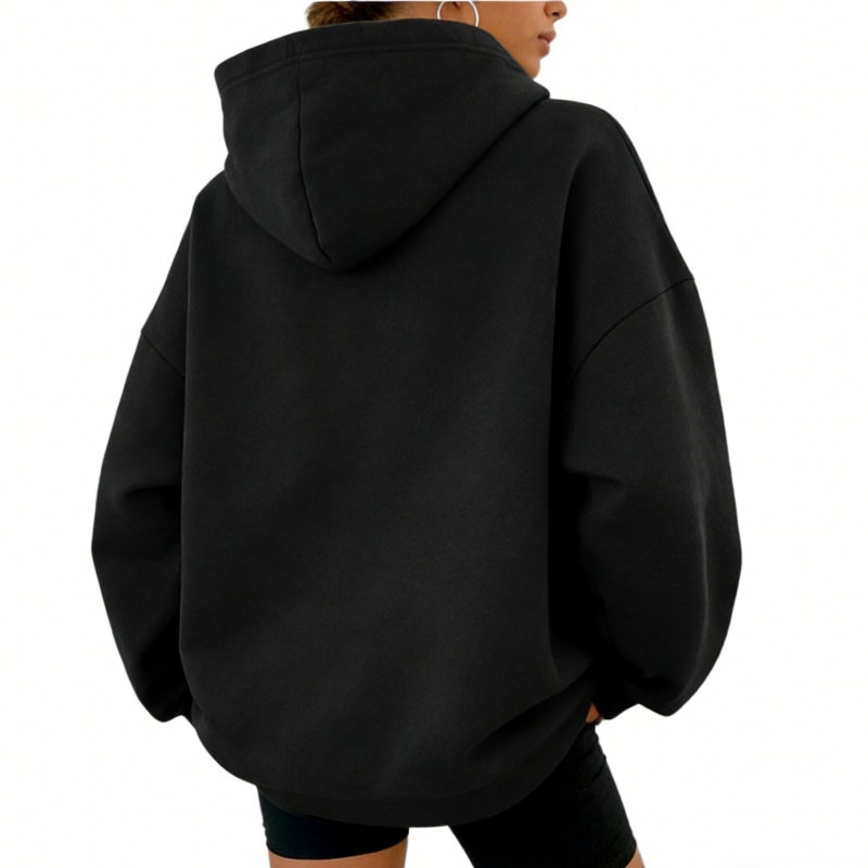 เสื้อฮู้ดดี้ลำลองผู้ชายผู้หญิง - Hoodie Women Oversized บทวิจารณ์และราคา