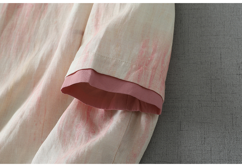 เสื้อคลุมกิโมโนสีชมพูแบบผูกเอว - Kimono Cardigan Women บทวิจารณ์และราคา