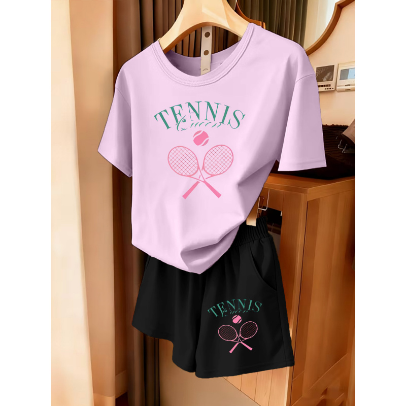 ชุดเสื้อแขนสั้นและกางเกงขาสั้น - Women Top Fashion บทวิจารณ์และราคา