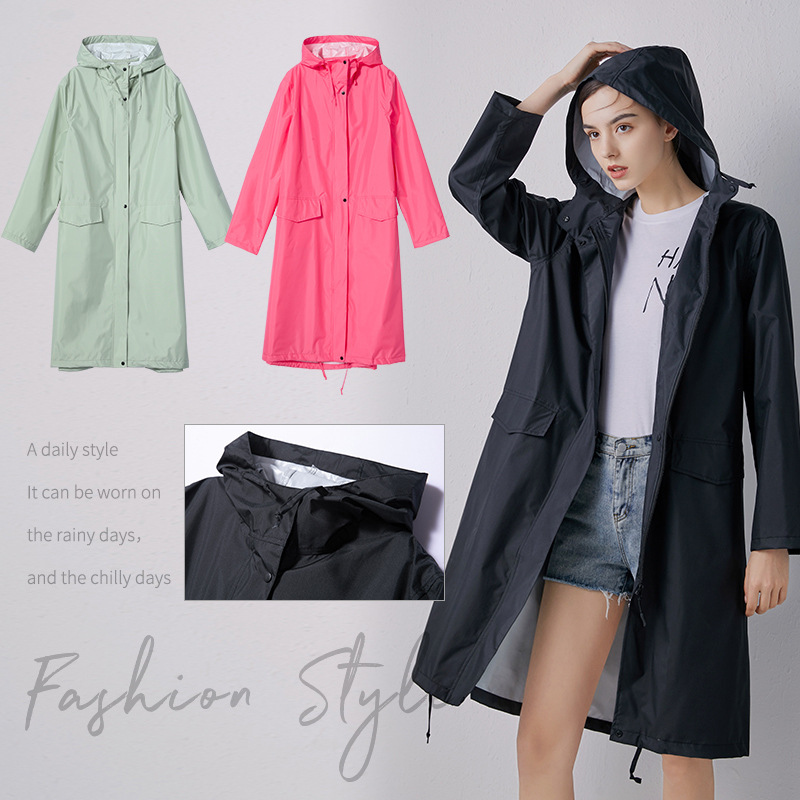 ใหม่แฟชั่นผู้หญิงน้ําหนักเบาBr - Women'S Fashion Raincoat บทวิจารณ์และราคา