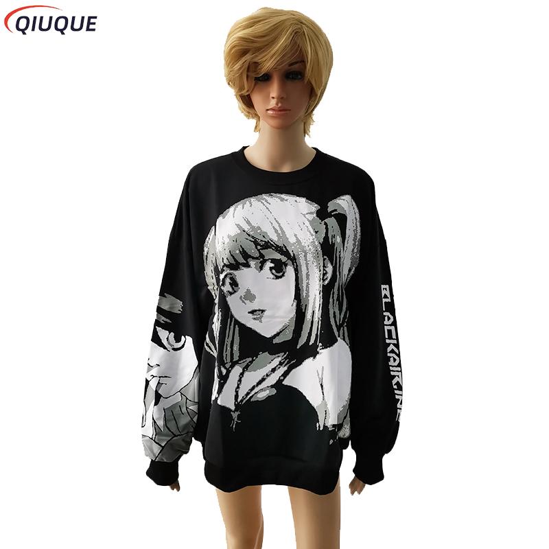 เสื้อฮู้ดอนิเมะเดธโน้ต มิสะ อา - Hoodie Women Oversized บทวิจารณ์และราคา