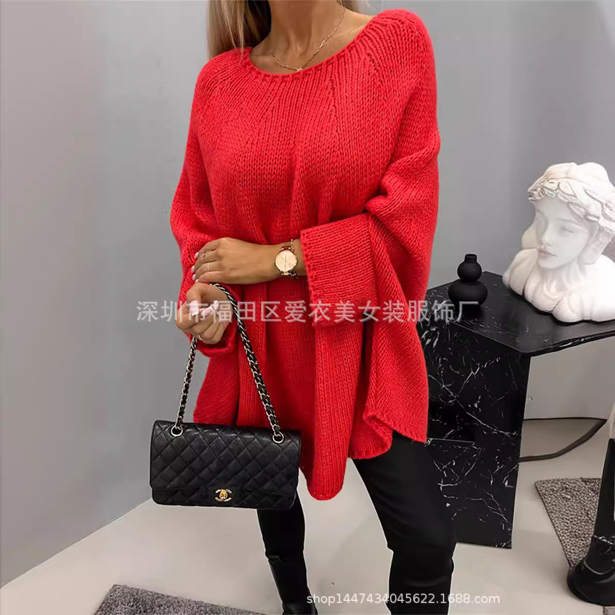 เสื้อสเวตเตอร์ถักสำหรับผู้หญิง - Women'S Fashion Raincoat บทวิจารณ์และราคา