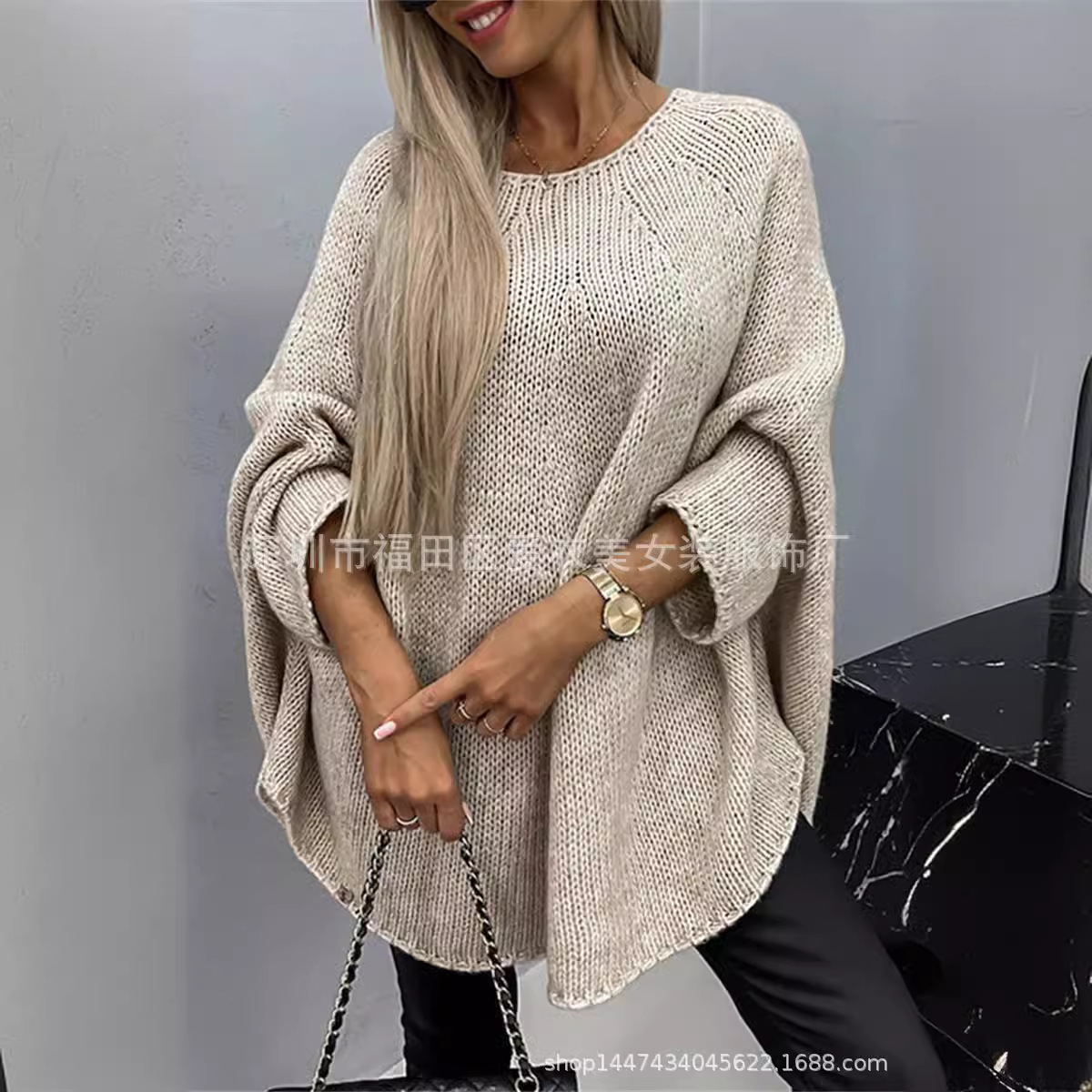เสื้อสเวตเตอร์ถักสำหรับผู้หญิง - Women'S Fashion Raincoat บทวิจารณ์และราคา