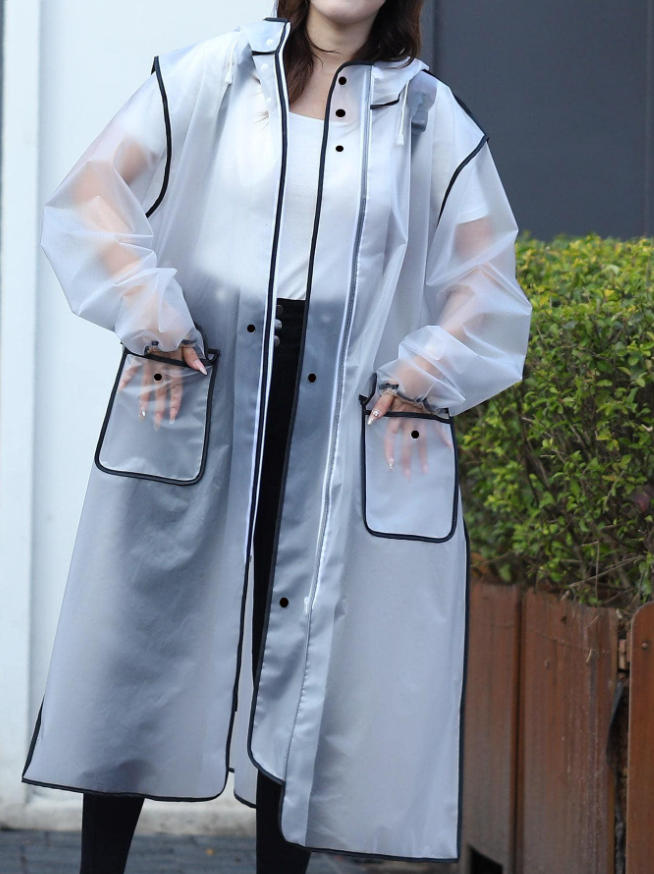 เสื้อกันฝนแฟชั่นอเนกประสงค์แบบ - Women'S Fashion Raincoat บทวิจารณ์และราคา