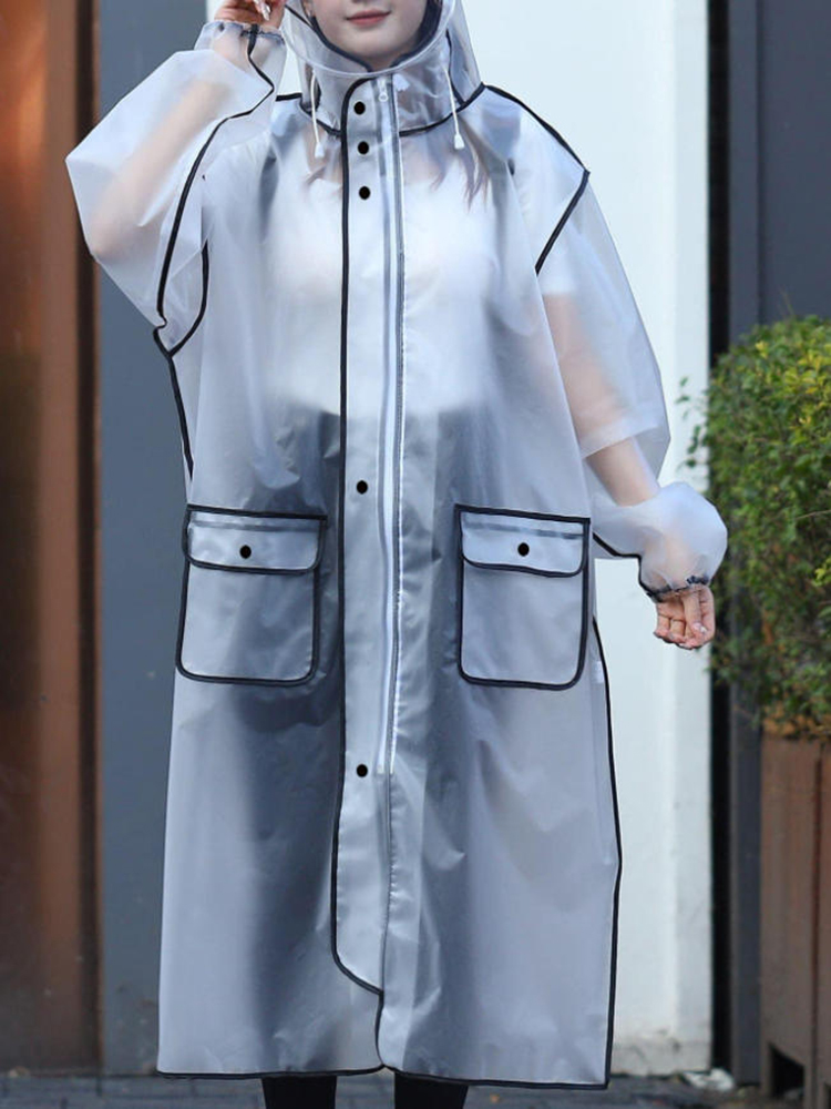 เสื้อกันฝนแฟชั่นอเนกประสงค์แบบ - Women'S Fashion Raincoat บทวิจารณ์และราคา