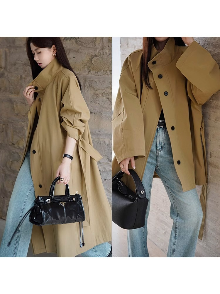 เสื้อกันฝนแฟชั่นผู้หญิงสีน้ำตา - Women'S Fashion Raincoat บทวิจารณ์และราคา