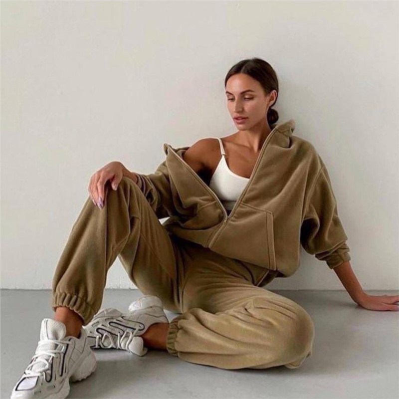 ผู้หญิงผ้ากํามะหยี่Tracksuits  - Hoodie Women Oversized บทวิจารณ์และราคา