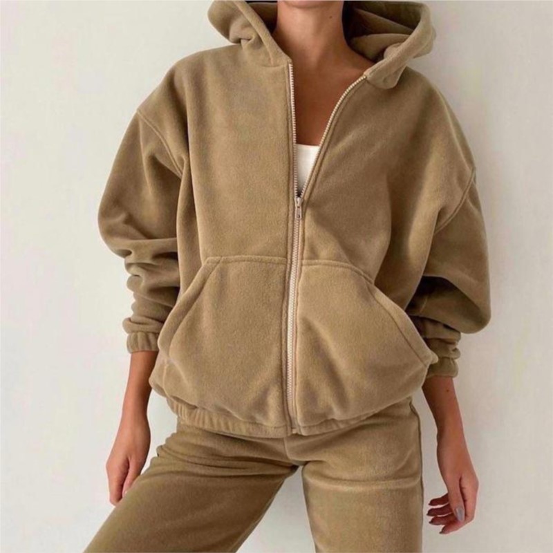 ผู้หญิงผ้ากํามะหยี่Tracksuits  - Hoodie Women Oversized บทวิจารณ์และราคา