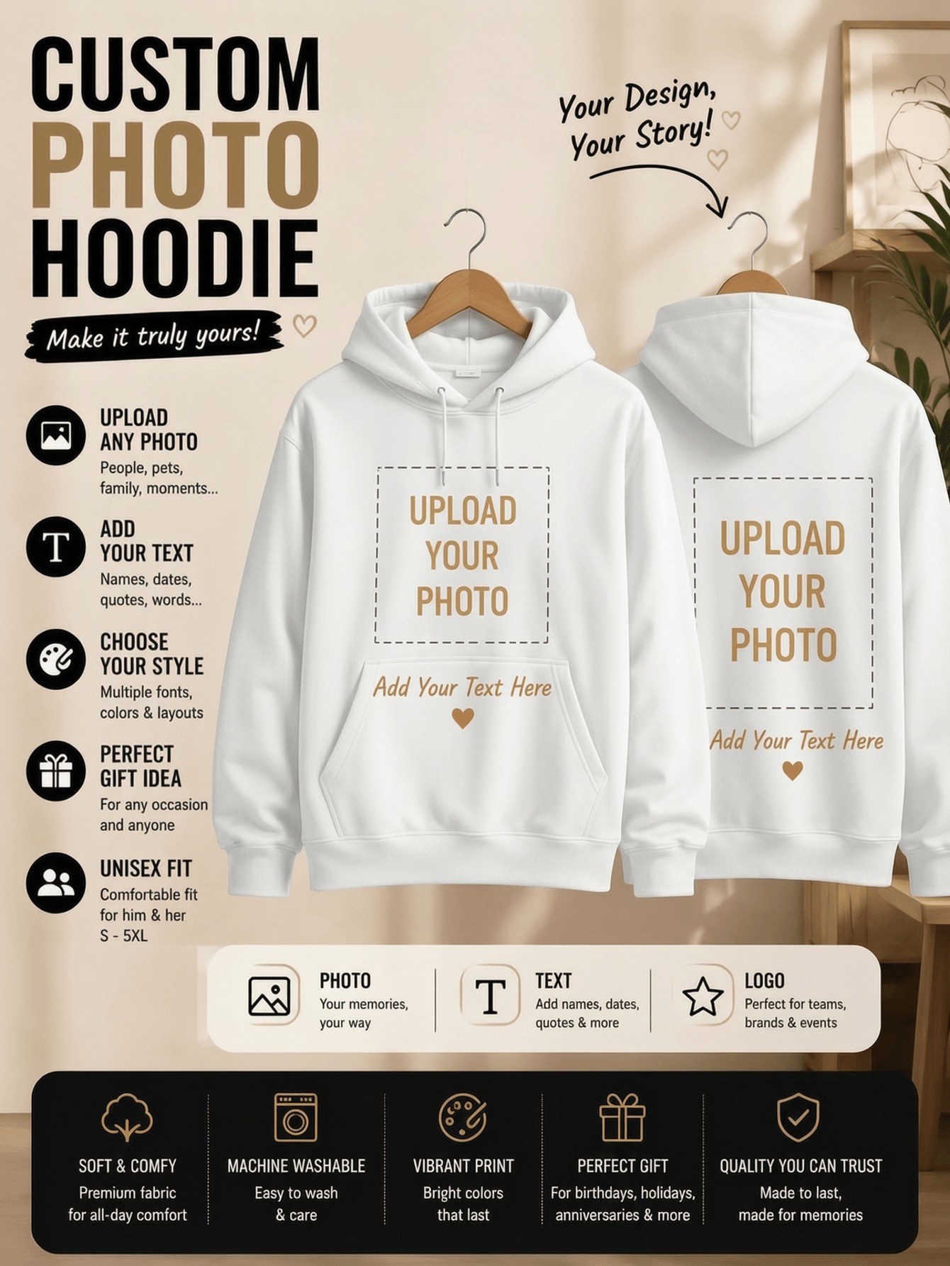 เสื้อฮู้ดผู้หญิงแบบสปอร์ตทรงโอ - Hoodie Women Oversized บทวิจารณ์และราคา