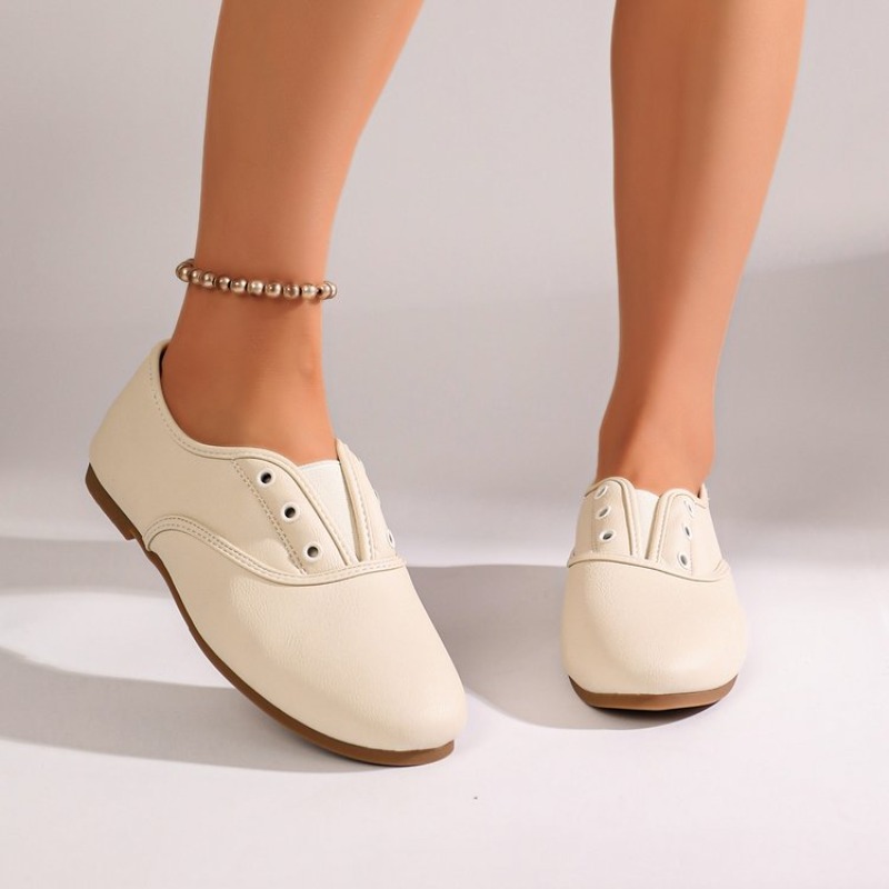 รองเท้าส้นเตี้ยทรงกลมสีพื้นสไต - Women Fashion Heels บทวิจารณ์และราคา