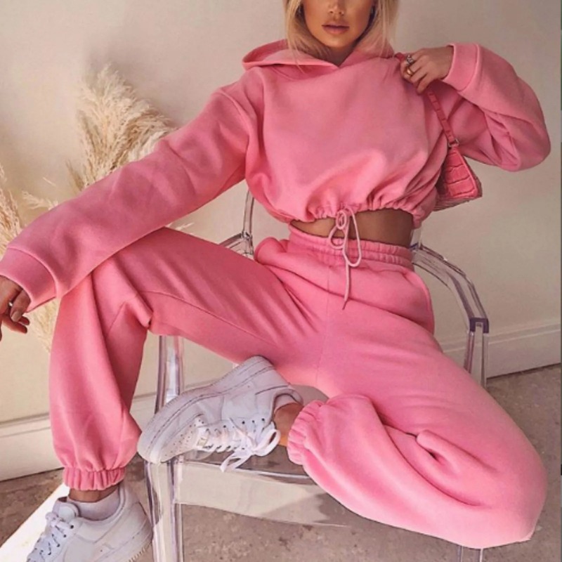 ชุดเซ็ตฮู้ดดี้ผู้หญิงสองชิ้น ค - Hoodie Women Oversized บทวิจารณ์และราคา
