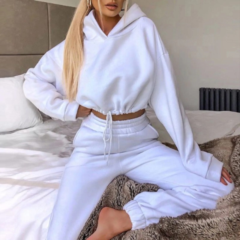 ชุดเซ็ตฮู้ดดี้ผู้หญิงสองชิ้น ค - Hoodie Women Oversized บทวิจารณ์และราคา