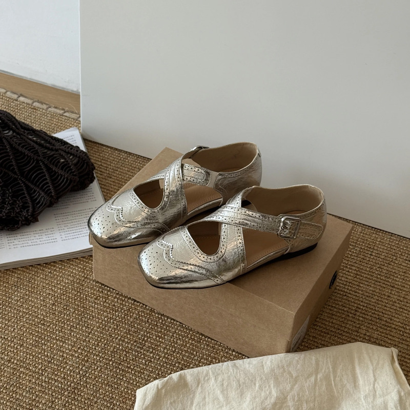 รองเท้าส้นเตี้ยแบบแมรี่เจนลายด - Women'S Fashion Loafers บทวิจารณ์และราคา