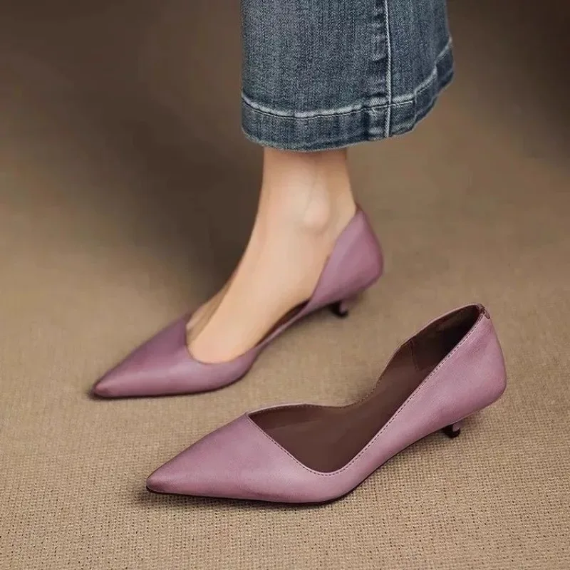 รองเท้าส้นเข็มหัวแหลมแฟชั่นสำห - Women Fashion Heels บทวิจารณ์และราคา