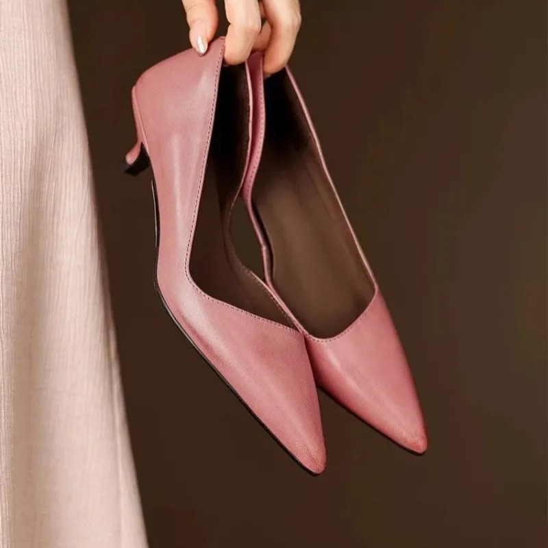 รองเท้าส้นเข็มหัวแหลมแฟชั่นสำห - Women Fashion Heels บทวิจารณ์และราคา