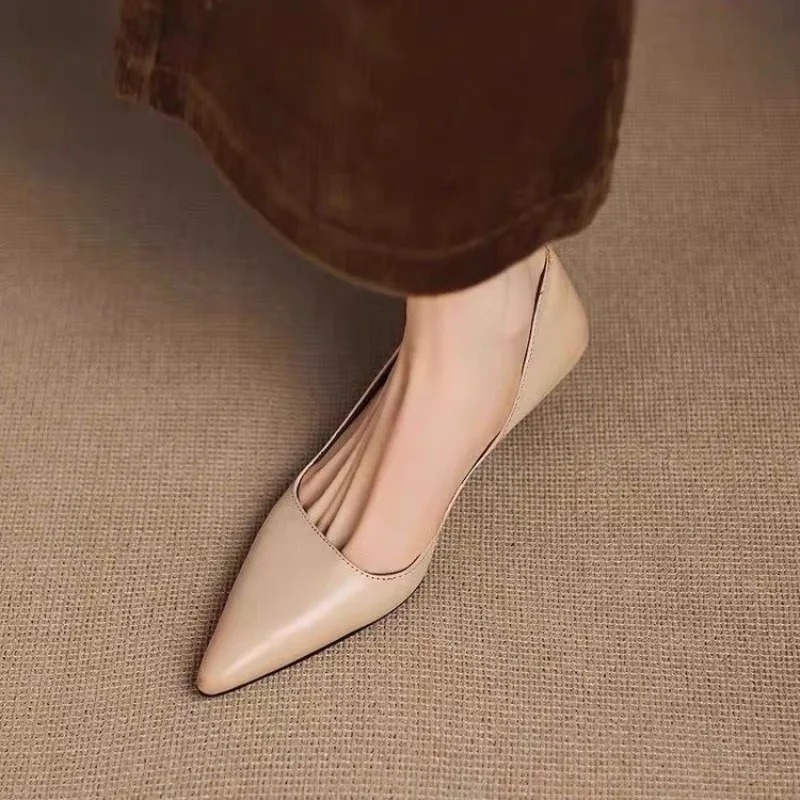รองเท้าส้นเข็มหัวแหลมแฟชั่นสำห - Women Fashion Heels บทวิจารณ์และราคา