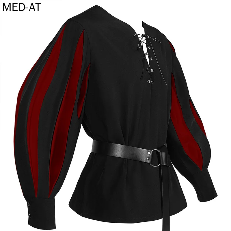 ชุดคอสเพลย์ยุคกลางสำหรับผู้ชาย - Belted Shirt Dress บทวิจารณ์และราคา
