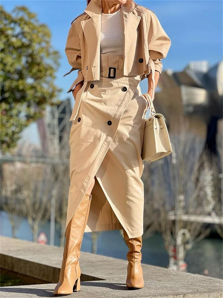 Wmstar 2 ชิ้นชุดผู้หญิงใหม่อเน - Belted Shirt Dress บทวิจารณ์และราคา