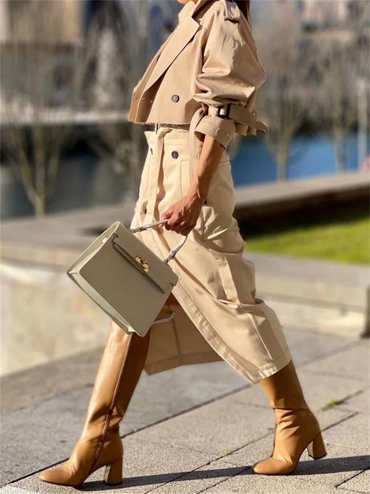 Wmstar 2 ชิ้นชุดผู้หญิงใหม่อเน - Belted Shirt Dress บทวิจารณ์และราคา