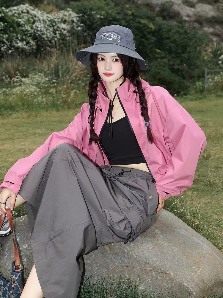 เสื้อโค้ทกันฝนผู้หญิงแบบลำลอง  - Women'S Fashion Raincoat บทวิจารณ์และราคา