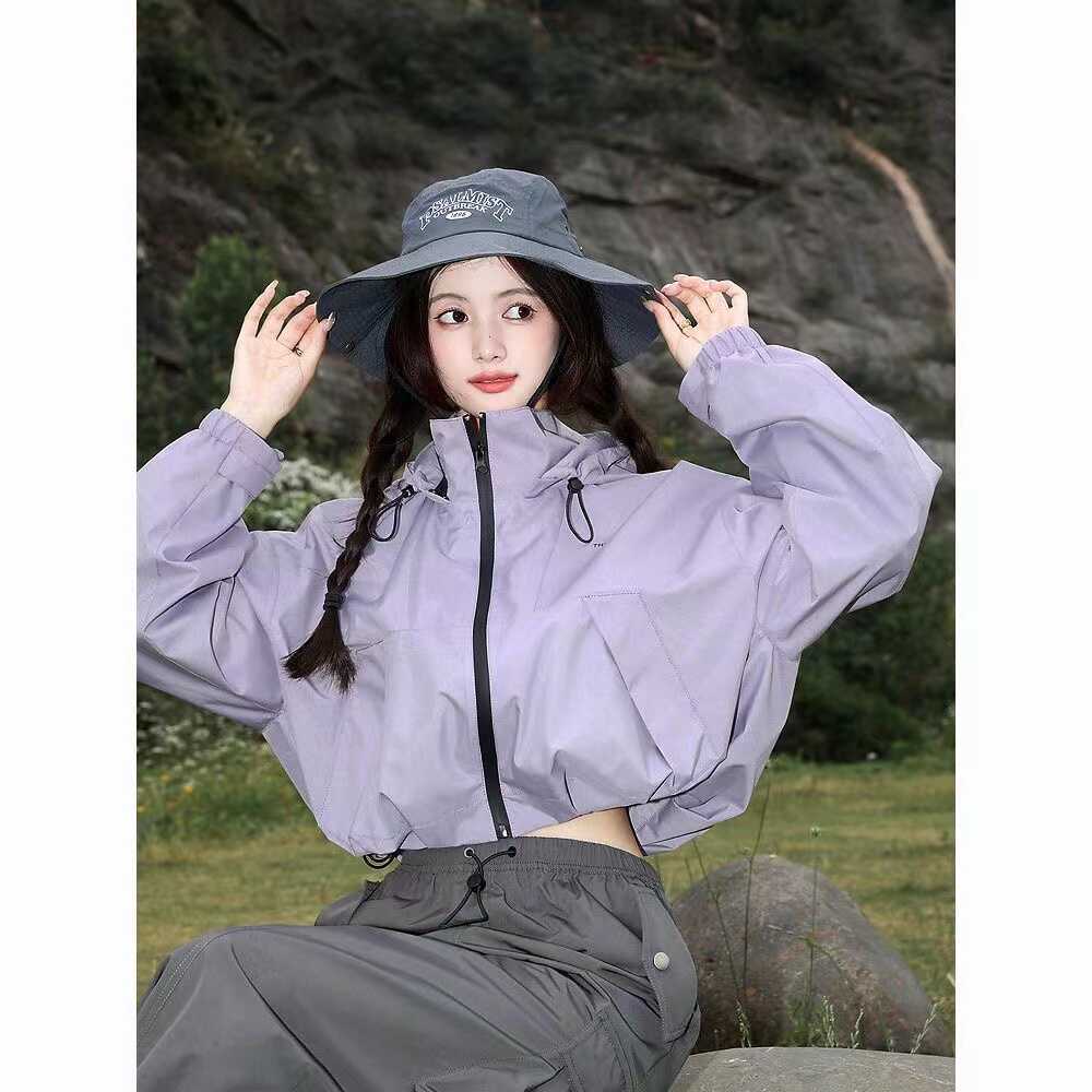 เสื้อโค้ทกันฝนผู้หญิงแบบลำลอง  - Women'S Fashion Raincoat บทวิจารณ์และราคา