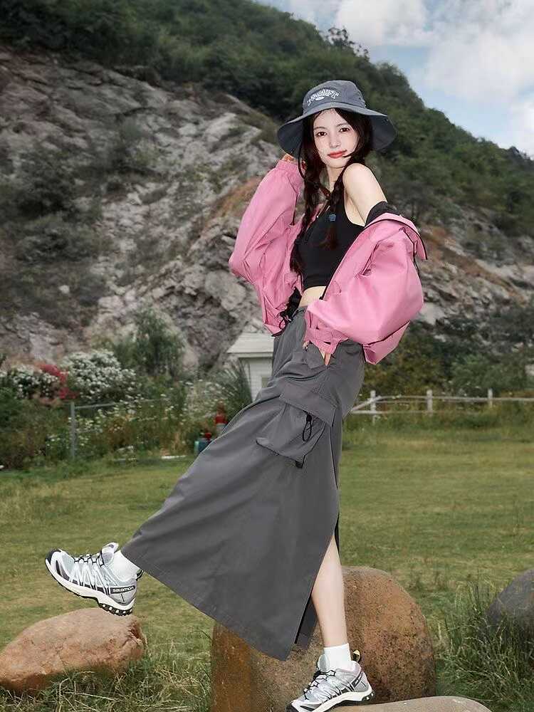 เสื้อโค้ทกันฝนผู้หญิงแบบลำลอง  - Women'S Fashion Raincoat บทวิจารณ์และราคา