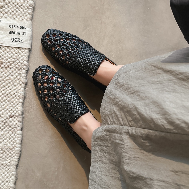 รองเท้าสานหนังแท้แฟชั่นสุดฮิตป - Women Fashion Heels บทวิจารณ์และราคา