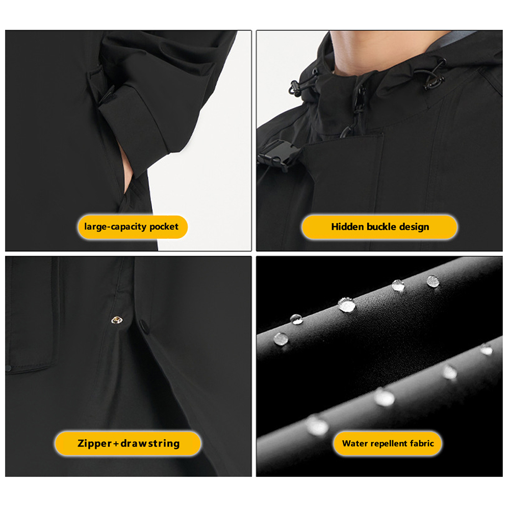 แฟชั่นเสื้อกันฝนกันลมเสื้อกันฝ - Women'S Fashion Raincoat บทวิจารณ์และราคา