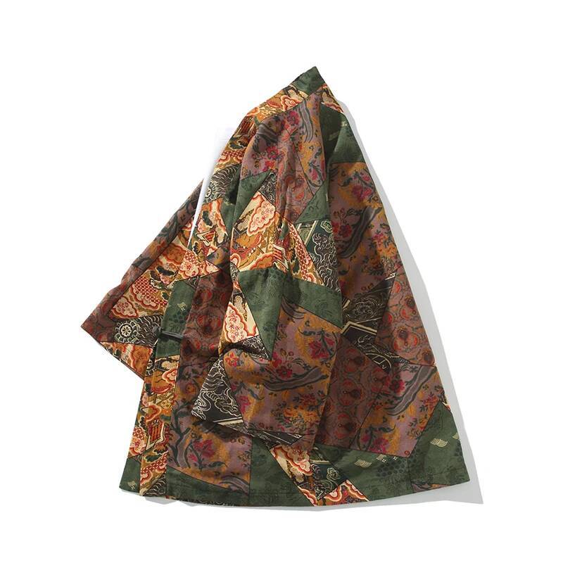 สไตล์ชาติพันธุ์พิมพ์ Yukata ผู - Kimono Cardigan Women บทวิจารณ์และราคา