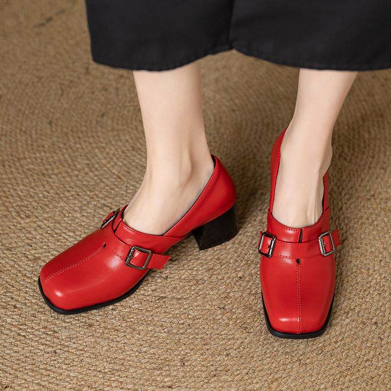 Girseaby Vintage ผู้หญิงปั๊มสแ - Women'S Fashion Loafers บทวิจารณ์และราคา