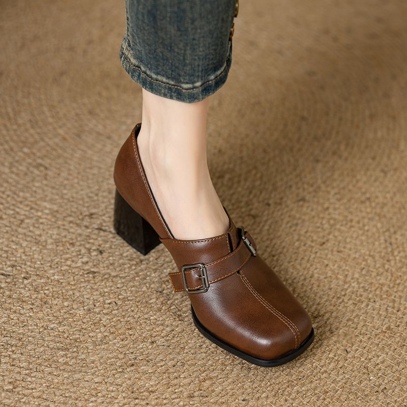Girseaby Vintage ผู้หญิงปั๊มสแ - Women'S Fashion Loafers บทวิจารณ์และราคา